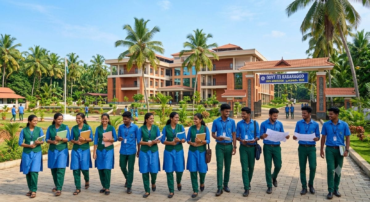 കേരള സർക്കാർ ഐ.ടി.ഐ പ്രവേശനം 2026: കാസർഗോഡ് ഗവ. ഐ.ടി.ഐയിൽ പ്രവേശന നടപടികൾ ആരംഭിച്ചു; കോഴ്സുകൾ, യോഗ്യത, അപേക്ഷിക്കേണ്ട വിധം എന്നിവയെക്കുറിച്ചുള്ള സമഗ്രവിവരങ്ങൾ